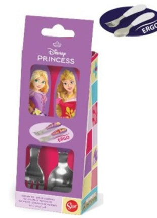 Disney Hercegnők Courageous Heart fém ergo evőeszköz készlet - 2 darabos