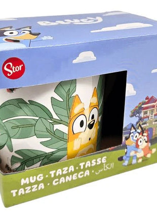 Bluey Leaves porcelán bögre 235 ml (8 oz) Díszdobozban