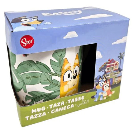 Bluey Leaves porcelán bögre 235 ml (8 oz) Díszdobozban