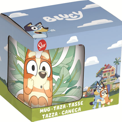 Bluey Leaves porcelán bögre 235 ml (8 oz) Díszdobozban