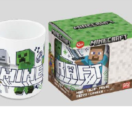 Minecraft Explore More porcelán bögre 235 ml (8 oz) Díszdobozban