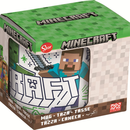 Minecraft Explore More porcelán bögre 235 ml (8 oz) Díszdobozban
