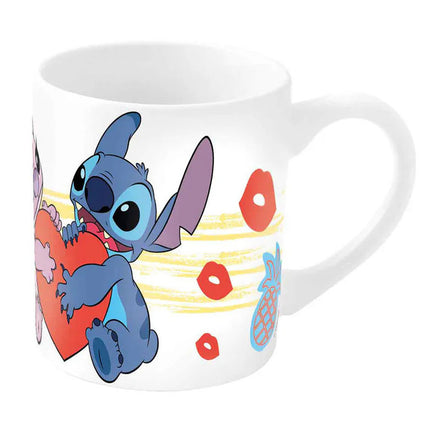 Disney Lilo és Stitch, A csillagkutya Heart porcelán bögre 235 ml (8 oz) Díszdobozban