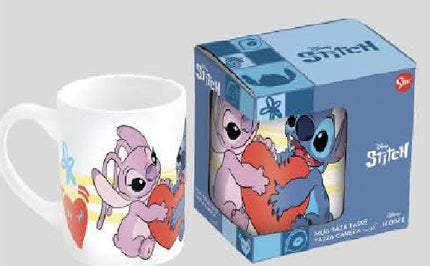 Disney Lilo és Stitch, A csillagkutya Heart porcelán bögre 235 ml (8 oz) Díszdobozban