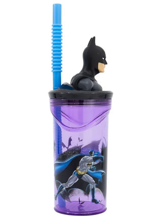 Batman 3D Figurine szívószálas pohár 360 ml