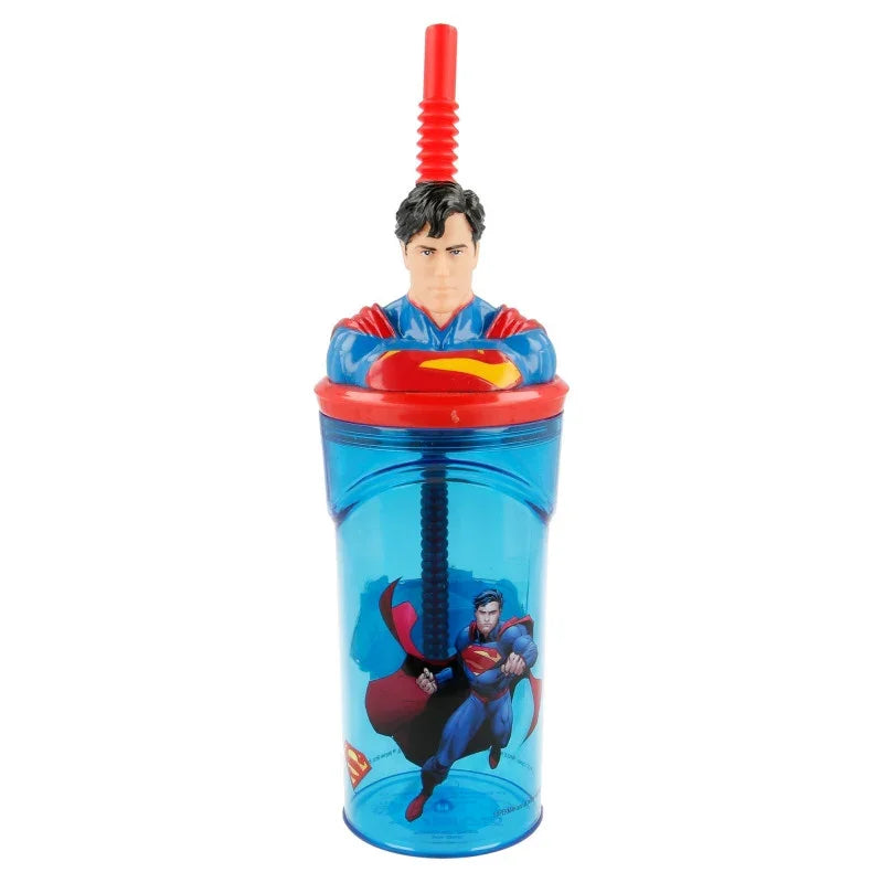 Superman 3D Figurine szívószálas pohár 360 ml