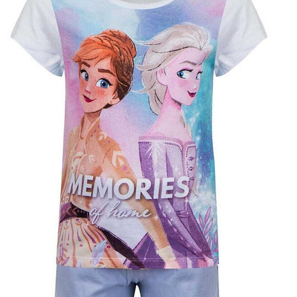 Disney Jégvarázs Memories gyerek rövid pizsama 4 - 8 év / 104 - 128 cm