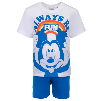 Disney Mickey Be Fun gyerek rövid pizsama 3 - 8 év / 98 - 128 cm