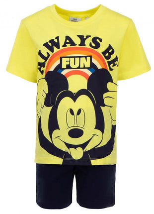 Disney Mickey Be Fun gyerek rövid pizsama 3 - 8 év / 98 - 128 cm