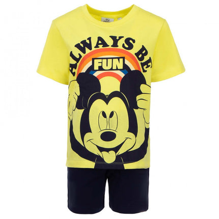 Disney Mickey Be Fun gyerek rövid pizsama 3 - 8 év / 98 - 128 cm