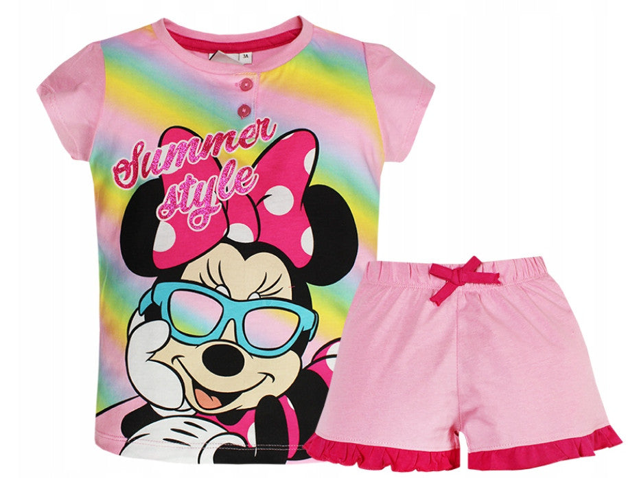 Disney Minnie Style gyerek rövid pizsama Díszdobozban 3 - 8 év / 98 - 128 cm