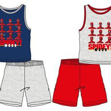 Pókember Mood gyerek rövid pizsama 3 - 8 év / 98 - 128 cm