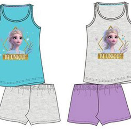 Disney Jégvarázs Be Unique gyerek rövid pizsama 3 - 8 év / 98 - 128 cm