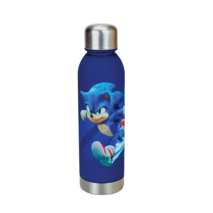 Sonic a sündisznó Brawn mintás műanyag kulacs csavaros kupakkal, 750 ml űrtartalommal