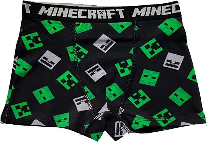 Minecraft Green gyerek boxeralsó 2 darab/csomag 6 - 12 év / 116 - 152 cm