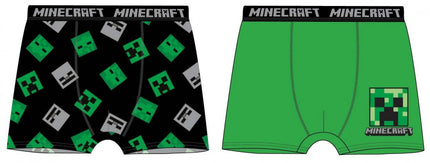 Minecraft Green gyerek boxeralsó 2 darab/csomag 6 - 12 év / 116 - 152 cm