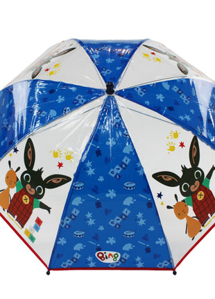 Bing Blue gyerek átlátszó esernyő Ø72 cm