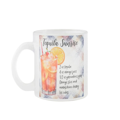 Egyedi bögre amin a tequila sunrise koktél recept szerepel
