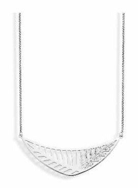Victoria Ezüst színű köves Jungle nyaklánc