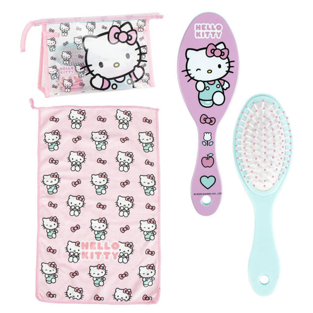 Hello Kitty mintás tisztasági csomag szett kislányoknak, praktikus és aranyos kiegészítő iskolába vagy utazáshoz.
