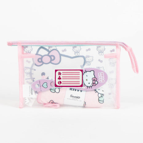 Hello Kitty mintás tisztasági csomag szett kislányoknak, praktikus és aranyos kiegészítő iskolába vagy utazáshoz.