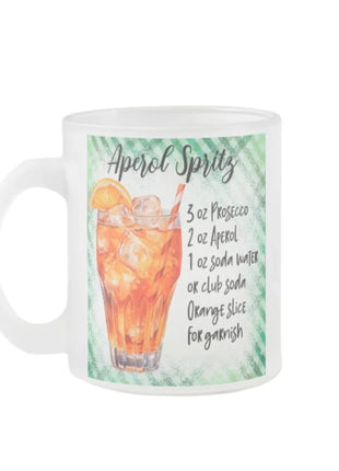 Bögre amire Aperol Spritz Koktél recept van nyomtatva 